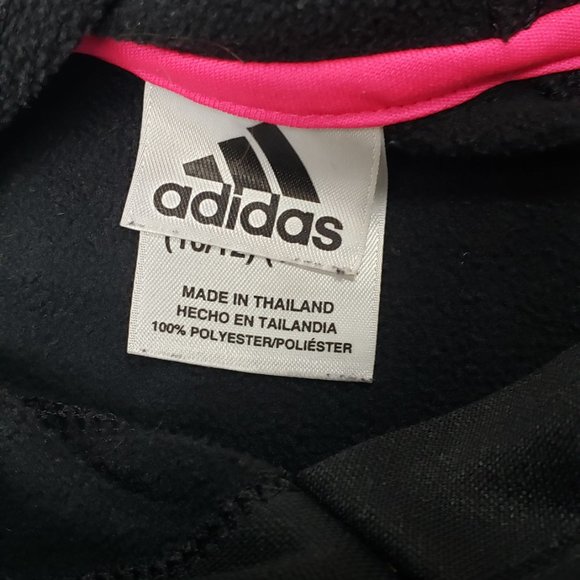 Adidas Sweatshirt Black Size 10/12 - Picture 3 of 5